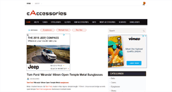 Desktop Screenshot of caccessories.com